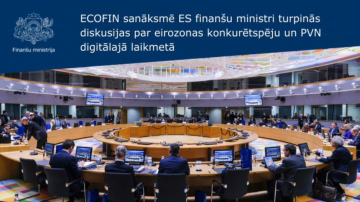 ECOFIN sanāksmē ES finanšu ministri turpinās diskusijas par eirozonas konkurētspēju un PVN digitālajā laikmetā