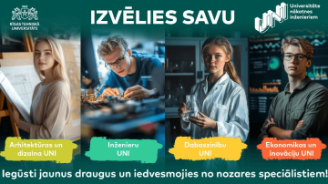 RTU atklās nodarbību ciklu skolēniem «Universitāte nākotnes inženieriem»