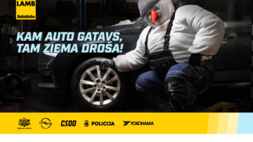 LAMB uzsāk sociālo kampaņu “Kam auto gatavs, tam ziema droša!”