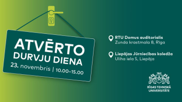 RTU Atvērto durvju dienā topošie studenti uzzinās aktualitātes studijās