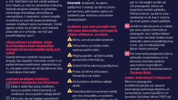 Valsts policija kopā ar sadarbības partneriem aicina vecākus runāt ar bērniem par pavedināšanu internetā