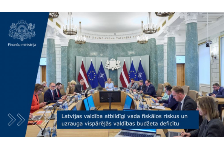 Latvijas valdība atbildīgi vada fiskālos riskus un uzrauga vispārējās valdības budžeta deficītu