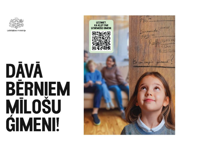 Sākusies kampaņu “Dāvā bērniem mīlošu ģimeni!”