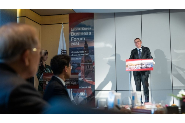 Valsts prezidents atklāj Latvijas Republikas – Korejas Republikas biznesa forumu