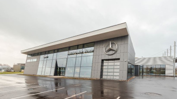 Kaamos nodod ekspluatācijā pirmo komercobjektu:  Mercedes-Benz / Veho servisa centru Mārupē