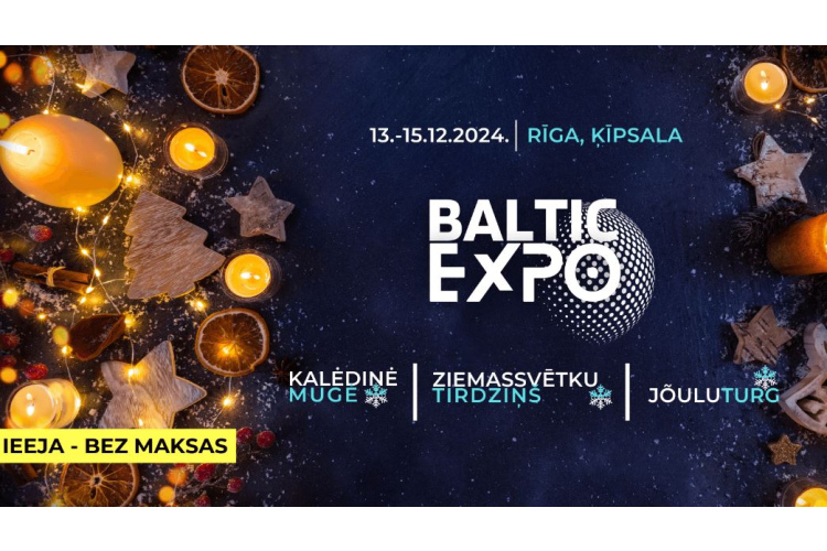 Šodien Ķīpsalā tiek atvērts Baltijā lielākais Ziemassvētku tirdziņš