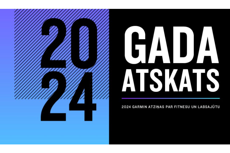 Garmin Connect 2024. gada datu pārskats; ieskats arī Latvijas lietotāju aktivitāšu tendencēs