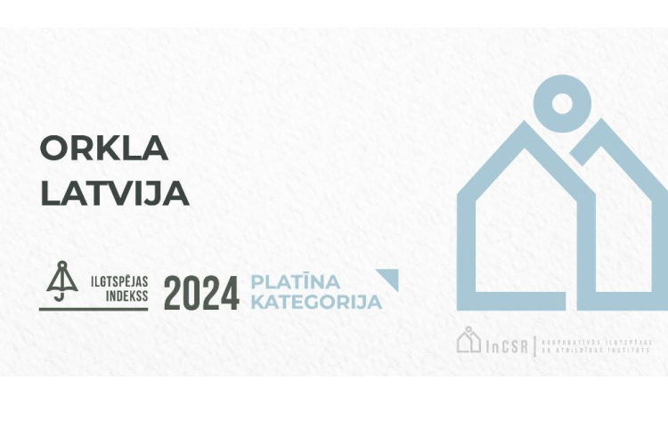 “Orkla Latvija” iegūst Platīna kategoriju Ilgtspējas indeksā