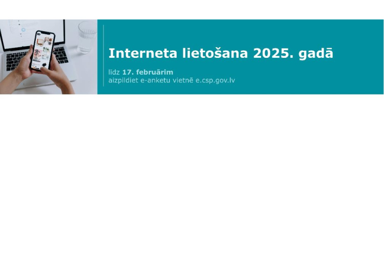 CSP sāks aptaujāt iedzīvotājus par interneta lietošanu