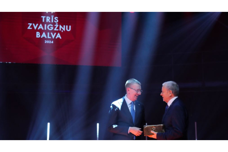 Valsts prezidenta Edgara Rinkēviča uzruna sportistu godināšanas ceremonijā “Trīs zvaigžņu balva 2024”