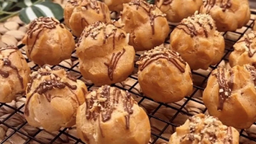 Ar krējumu pildītas profiteroles - izsmalcināta deserta recepte mājas apstākļos