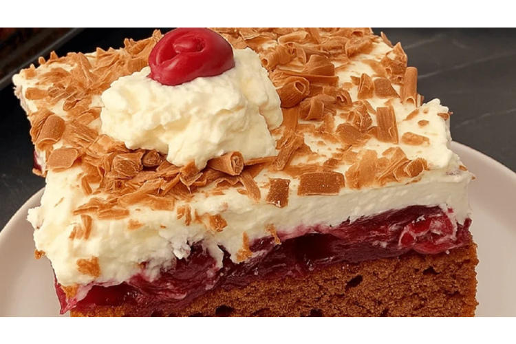 Ķiršu torte “Melnais mežs” - izcili garda deserta recepte