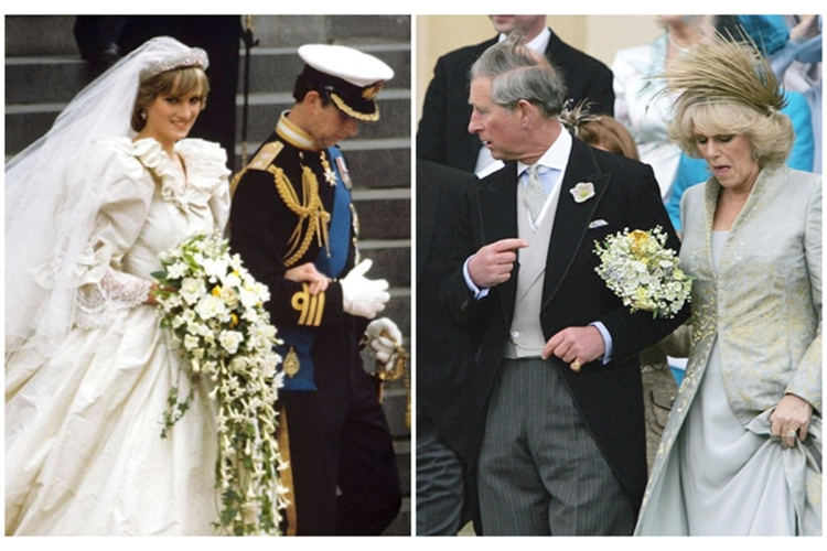 No salauztas diadēmas līdz izlietām smaržām - ar ko britu karaliskā ģimene ir saskārusies savā kāzu dienā