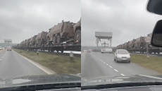 Lietuvā aculiecinieki nofilmē trakus kadrus uz dzelzceļa - iedzīvotājiem pamatots satraukums