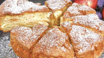 Kā pagatavot klasisko vecmāmiņas Ritas šarlotes kūku - soli pa solim recepte