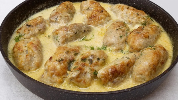 Vecmāmiņas svētku klasika – sātīgi cūkgaļas rullīši ar siera pildījumu un krēmīgu ķiploku mērci