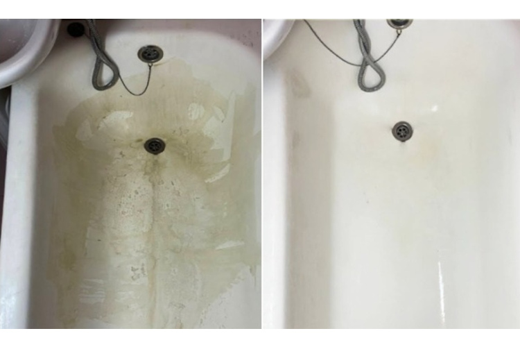 2 efektīvi veidi, kā iztīrīt vannu tikai pāris minūtēs – un bez lielas piepūles