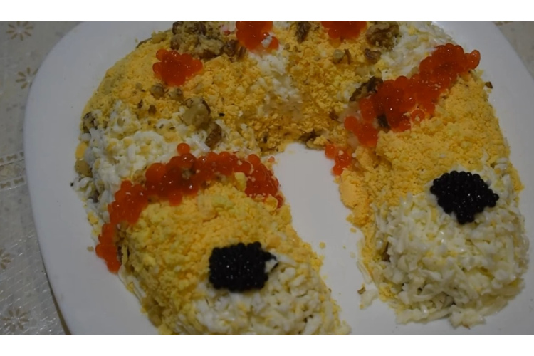 Gardie svētku salāti  “Veiksmes pakavs” – tie sajūsminās pat lielākos gardēžus