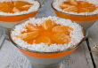 Mandarīnu deserts glāzēs: vienkārša recepte bez cepšanas