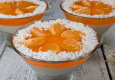 Mandarīnu deserts glāzēs: vienkārša recepte bez cepšanas