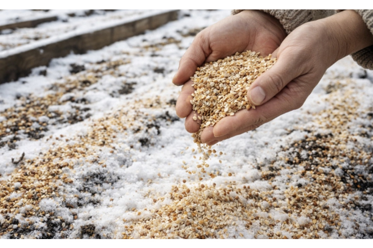 Augsnes sagatavošana jaunajai sezonai: ko izkaisīt uz sniega februāra beigās, lai uzlabotu ražu
