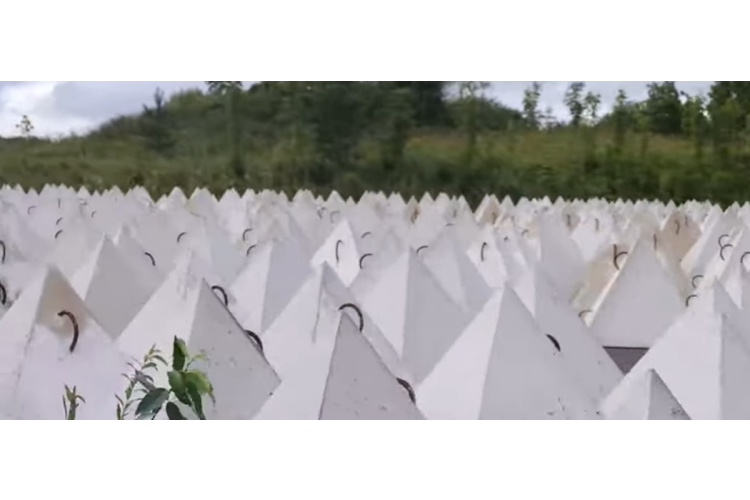 NBS sāk izvietot aizsardzības šķēršļus Balvu novada pierobežā