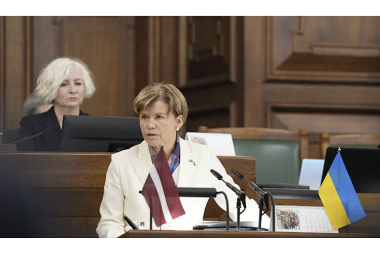 Ārlietu ministrijas reakcija: Krievijas vēstniecībai iesniegta nota par drona ielidošanu Latvijā