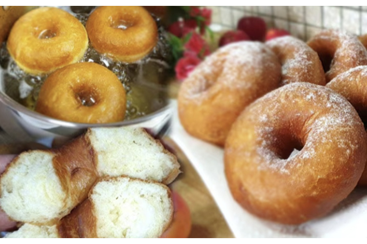 Pašgatavoti pončiki ar ūdeni: vienkārša recepte gaisīgam rezultātam