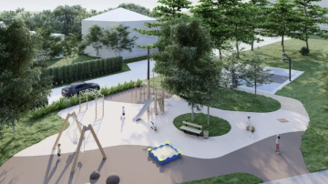 Pārmaiņas Purvciemā: padomju laika laukuma vietā taps mūsdienīga atpūtas zonz